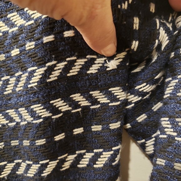 Rebecca Minkoff Woven Zipper Crop Blazer - Sz 2 US - Picture 10 of 12